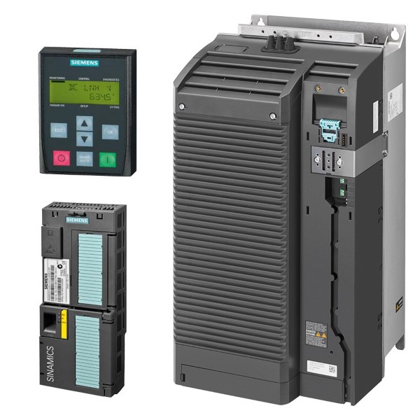 SINAMICS G120 POWER MODULE PM240-2  3AC200-240V SOBRECARGA ALTA: 22kW, BAJA SOBRECARGA 30kW, IP20, SINAMICS G120,  CONTROL UNIT CU240E-2 PN TIPO E PROFINET 6DI, 3DO, 2AI, 2AO, MAX 1F-DI INTERFAZ PTC/KTY INTERFAZ USB- Y SD/MMC, IP20 TEMP. AMBI. 0 HASTA +50 GRD, Basic Operator Panel (BOP-2) 